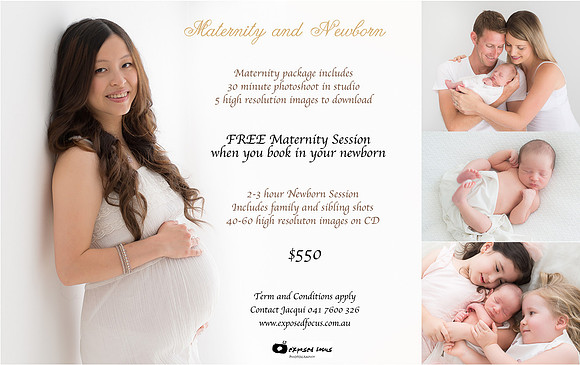 Maternity and newborn special